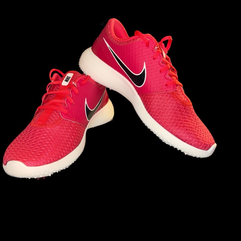 Nike Red Sneakers Breathable Mesh Athletic